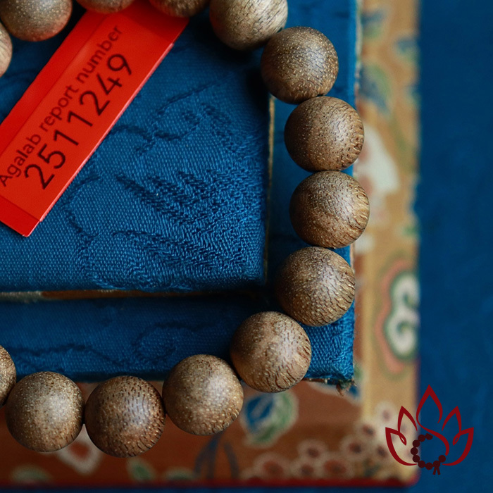 Vòng Trầm Hương Hạt Tròn | 10 Ly | Trầm Tốc Kiến Tự Nhiên